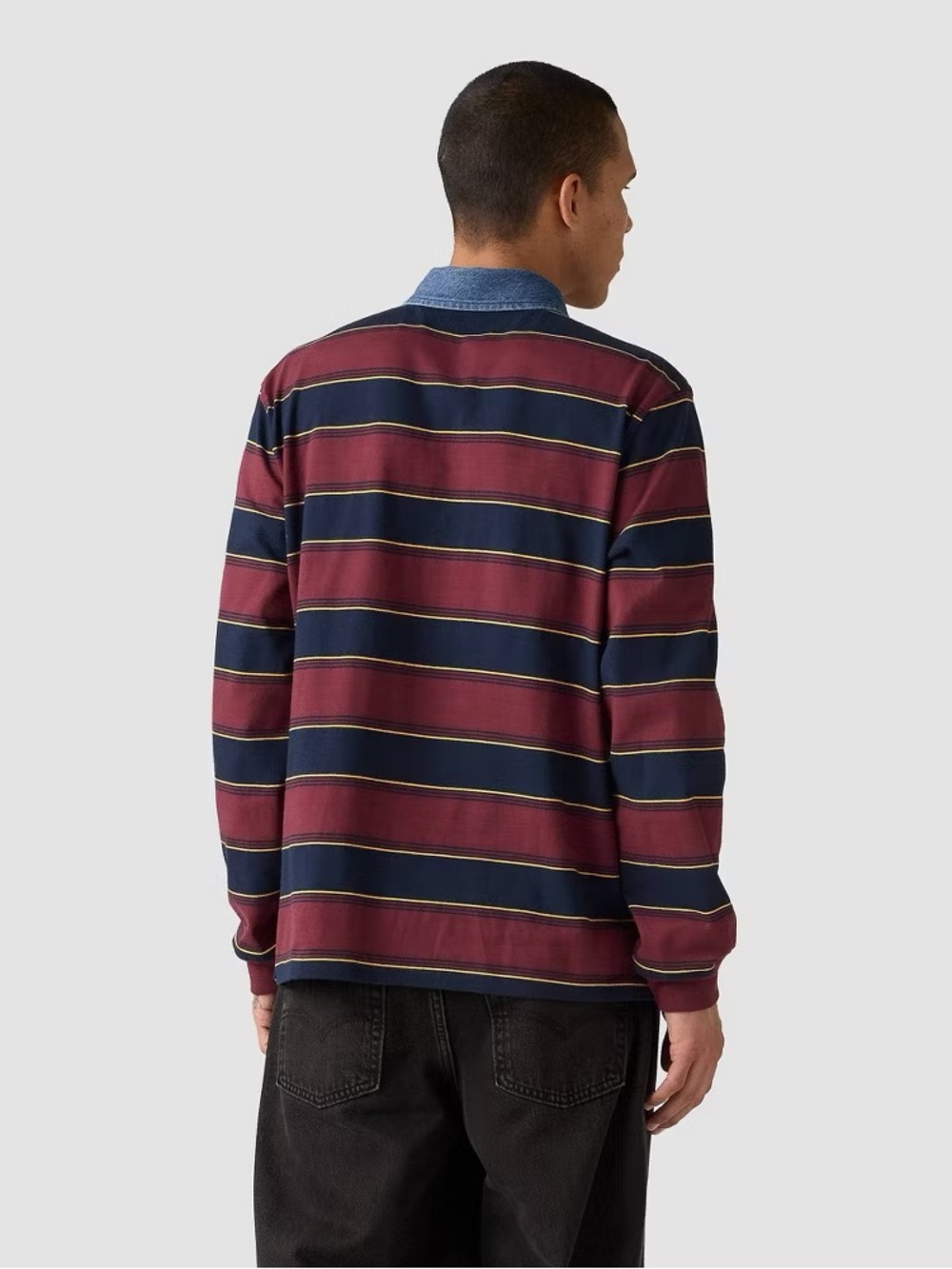 Levi's Rugby Long-Sleeve Polo (Medium) - Picture 2 of 2